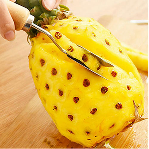 菠萝削皮不求人，教你3个小方法，只需一把菜刀，轻轻松松就搞定