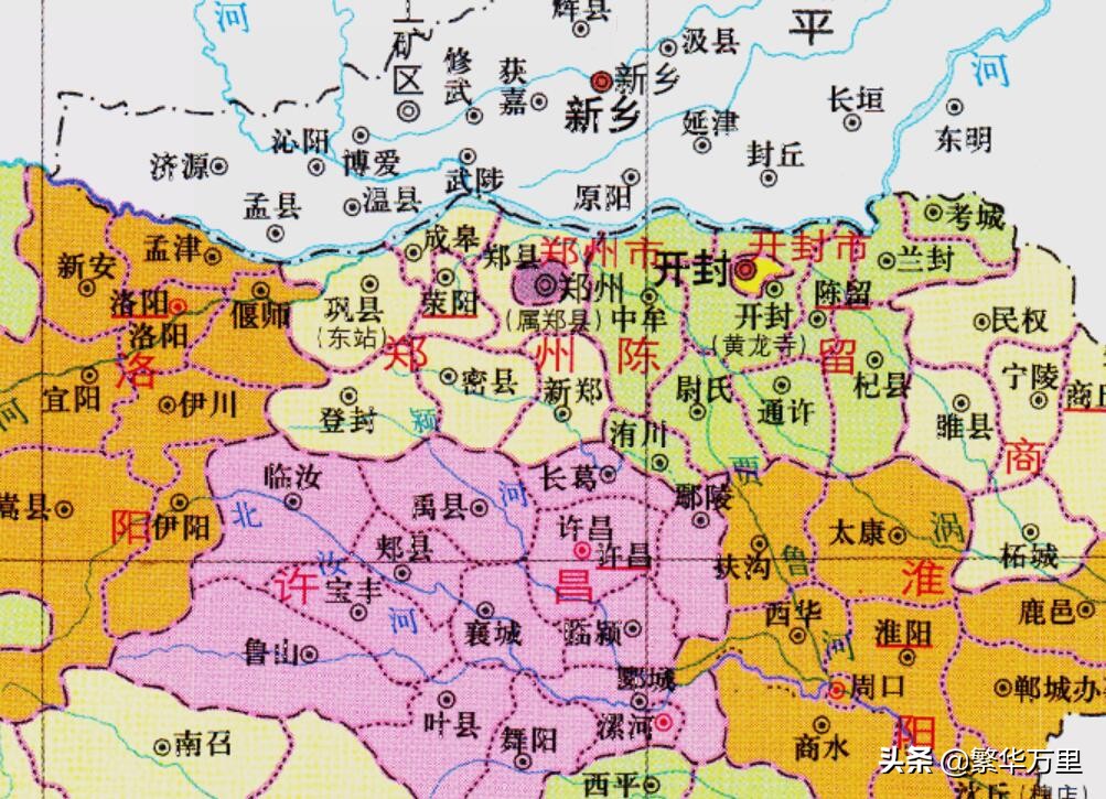 河南省的陈留专区，曾经下辖9个县，为何变为了一个乡镇？