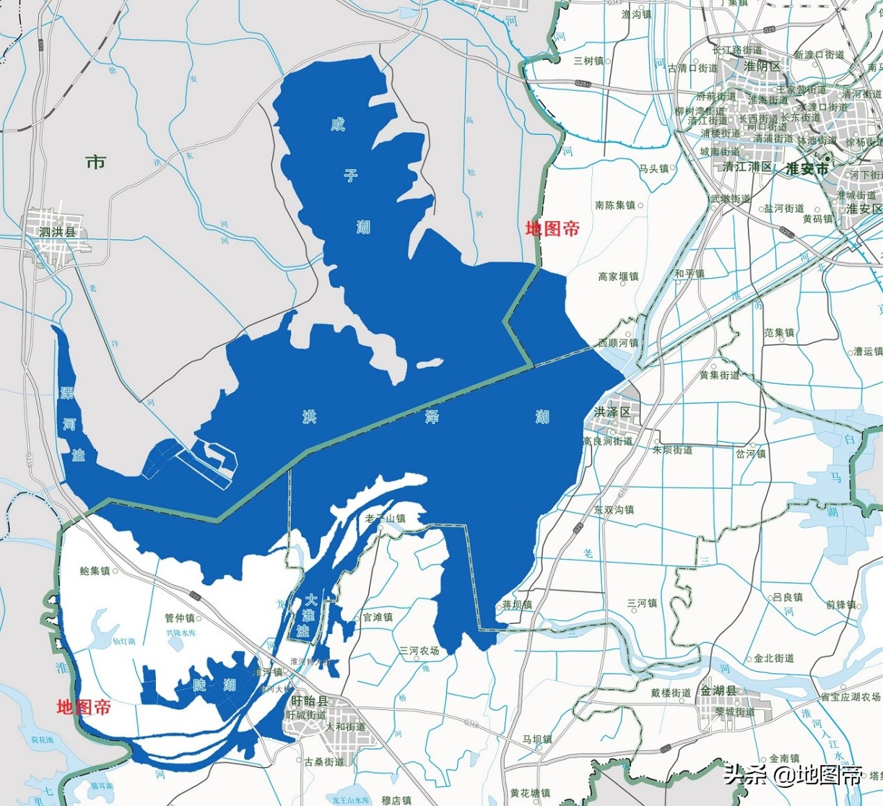 洪泽湖是怎么形成的，为何归江苏独有？