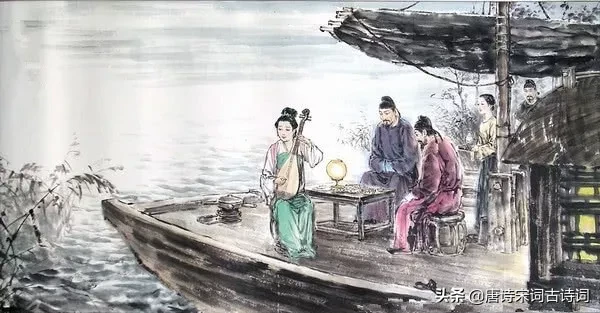 公元816年的大江之上，一个秋夜，两个沦落人，一行琵琶曲