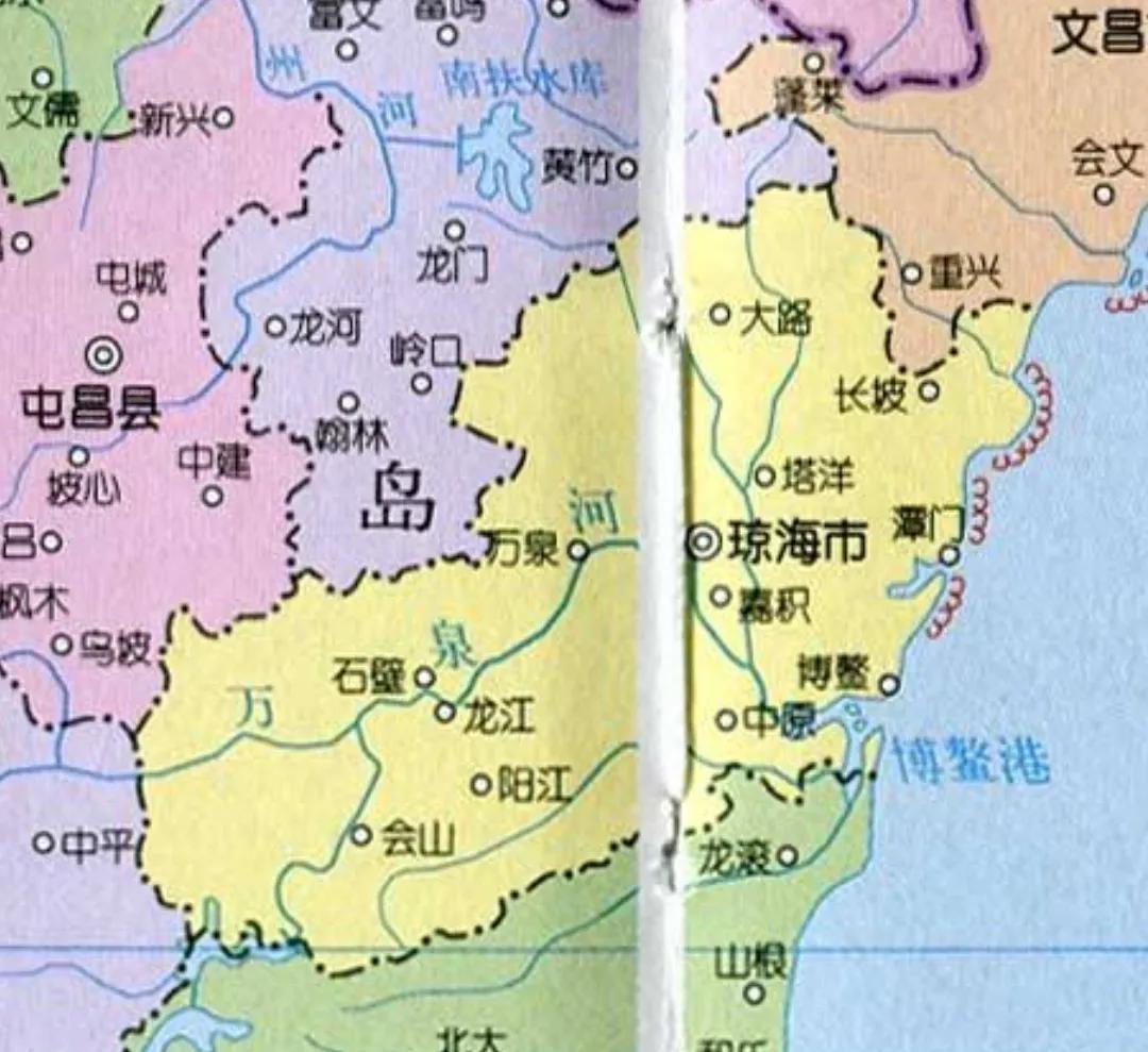 中国旅游地图揽胜-海南琼海