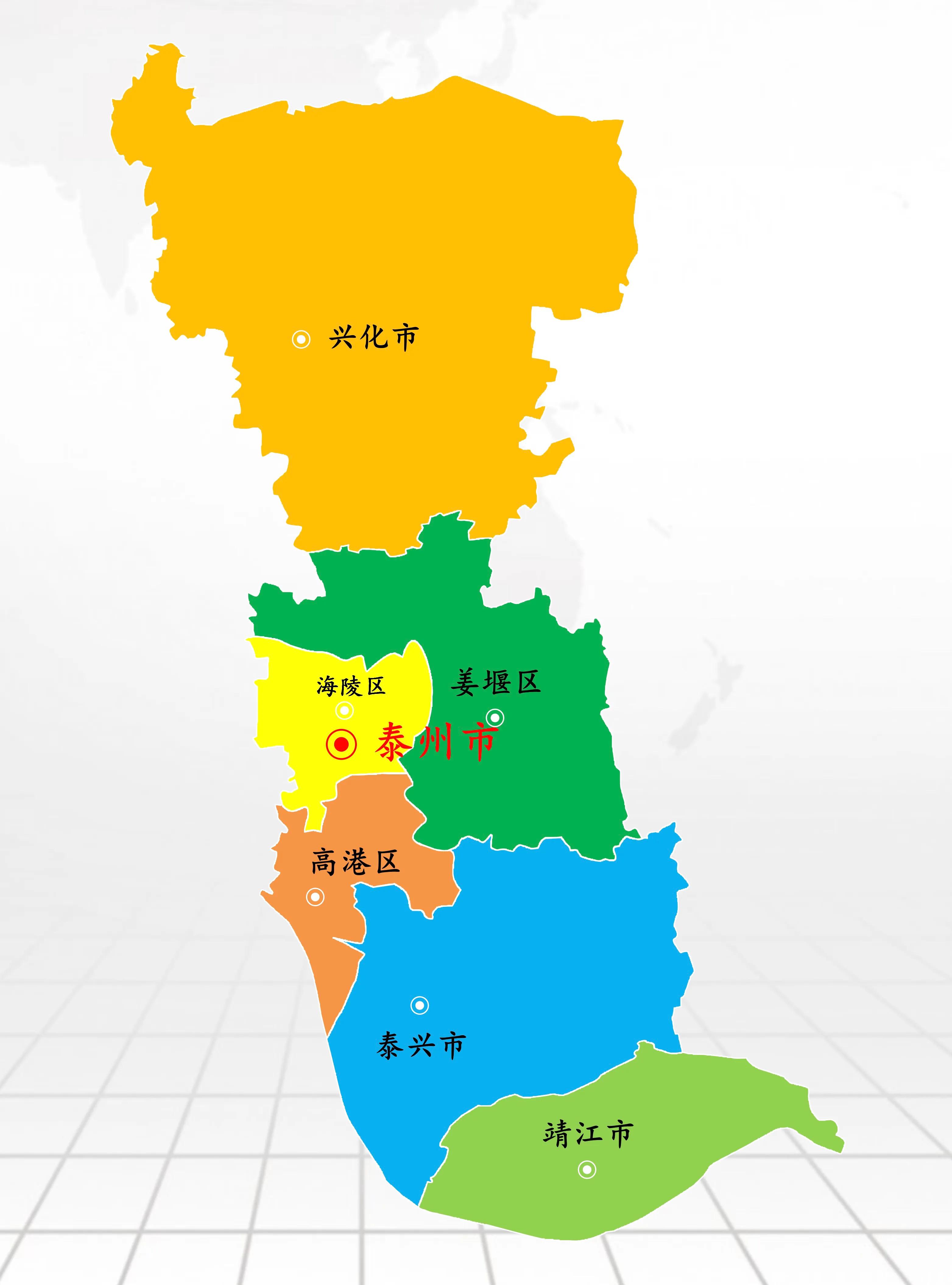 江苏泰州地图位置图片