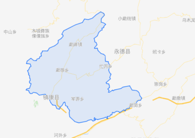 云南省一个县，人口仅18万，因为一条河而得名