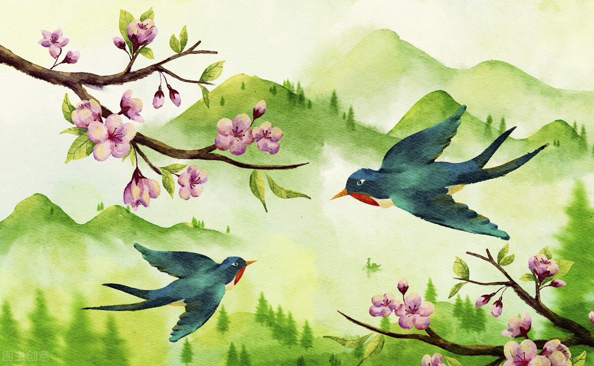 社日双飞燕，春分百啭莺。读燕子的古诗词，品古人惜春情怀