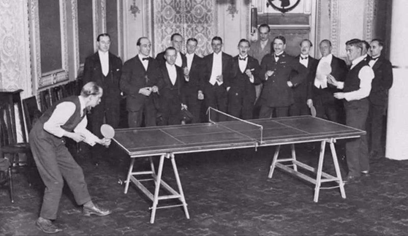 最早的乒乓球运动