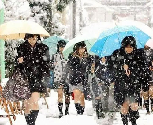 日本女的冬天穿短裙，她们不怕冷吗