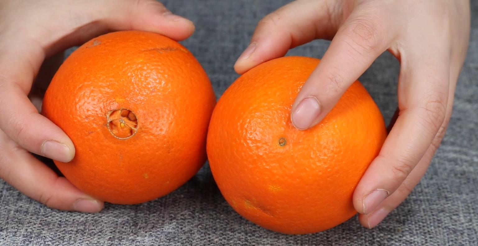 买橙子要选公的，顶部看一眼就辨清，认准方法挑到又香又甜_时候