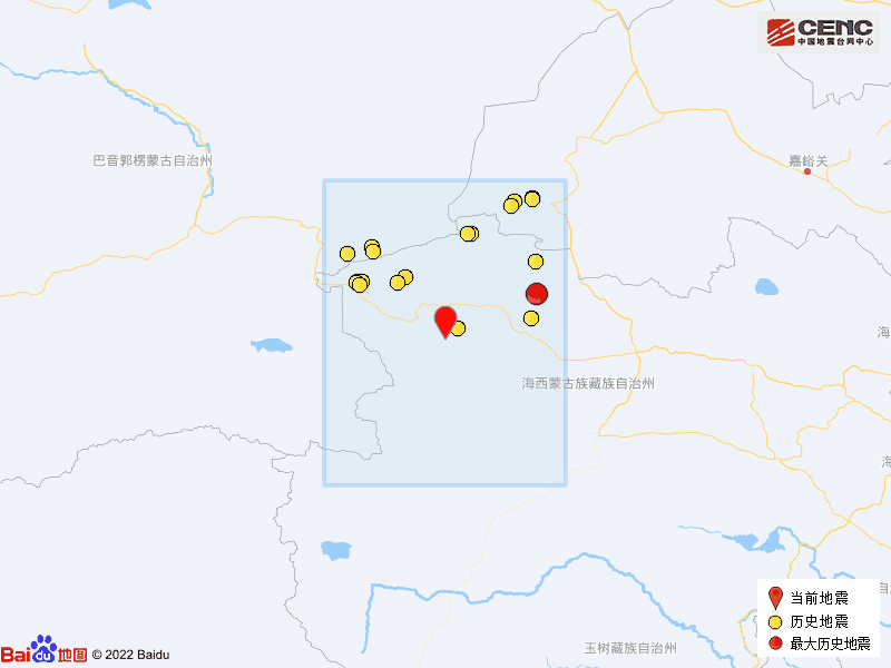 青海茫崖市发生5.5级地震，震源深度11千米