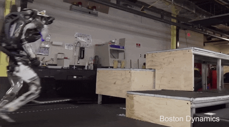 波士顿动力机器人最新演示，机器人Atlas又整了新活